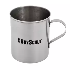 кружка туристическая 400 мл boyscout нержавеющая сталь