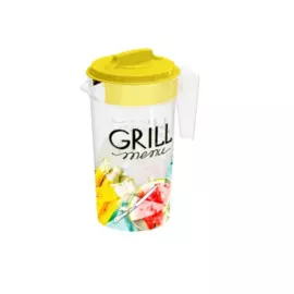 кувшин grill menu 1.2л с крышкой polimer