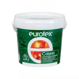 лак акриловый eurotex для бань и саун матовый 2,5кг