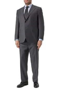 Костюм из шерсти и шелка Canali
