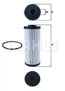 Фильтр АКПП MAHLE HX139D