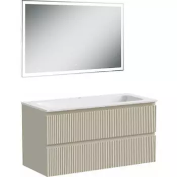 Мебель для ванной Sancos Snob R 100х45 Beige Soft