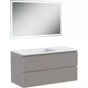 Мебель для ванной Sancos Snob R 100х45 левая, Doha Soft