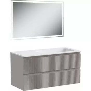 Мебель для ванной Sancos Snob R 100х45 правая, Doha Soft