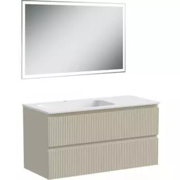 Мебель для ванной Sancos Snob T 100х45 левая, Beige Soft
