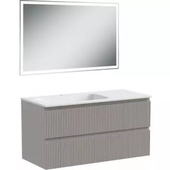 Мебель для ванной Sancos Snob T 100х45 левая, Doha Soft
