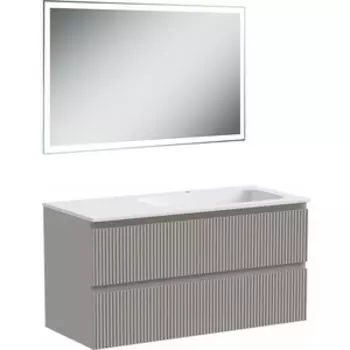 Мебель для ванной Sancos Snob T 100х45 правая, Doha Soft