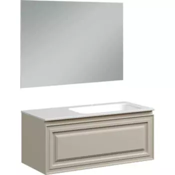 Мебель для ванной Sancos Very 100х45 правая, Beige Soft