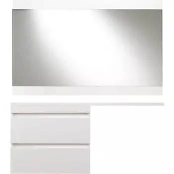 Мебель для ванной Style line Даллас Люкс 78 (140L) подвесная, под стиральную машину, белая