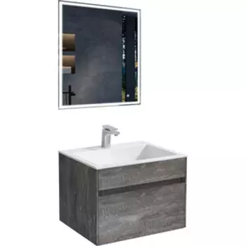 Мебель для ванной Vincea Chiara 60х48 G.Stone, белая раковина