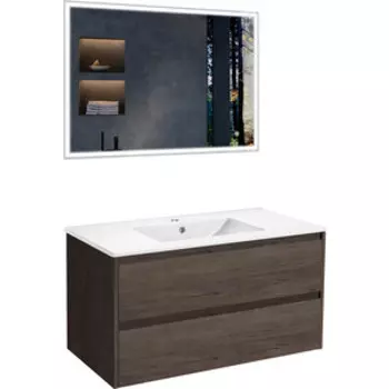 Мебель для ванной Vincea Gio 100х46 R.Oak