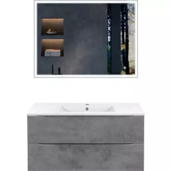 Мебель для ванной Vincea Mia 100х46 Beton