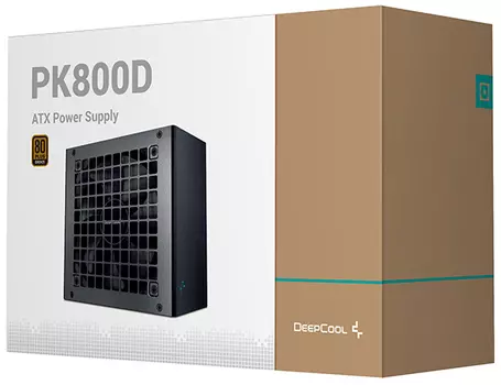 Блок питания ATX Deepcool PK800D 800W, Active PFC+DC to DC, 80PLUS Bronze, 120mm fan RET