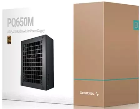 Блок питания ATX Deepcool PQ650M 650W, 80+ gold, APFC, 120mm fan RTL
