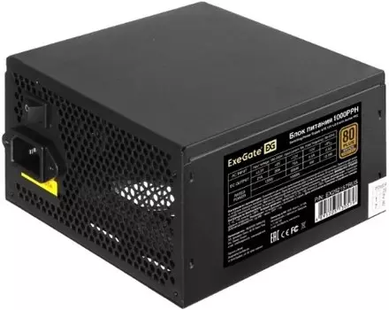 Блок питания ATX Exegate ServerPRO-1000PAS EX298376RUS 1000W, 80+, full modular