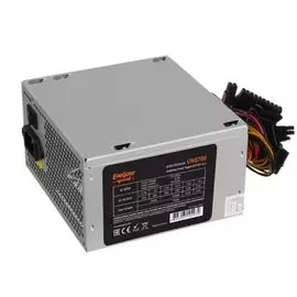 Блок питания ATX Exegate UNS700 ES261572RUS-PC 700W, PC, 12cm fan, 24p+4p, 8/6p PCI-E, 3*SATA, 2*IDE, FDD + кабель 220V в комплекте