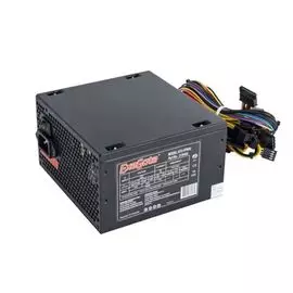 Блок питания ATX Exegate XP600 EX219465RUS-PC 600W, PC, black, 12cm fan, 24p+4p, 6/8p PCI-E, 3*SATA, 2*IDE, FDD + кабель 220V в комплекте