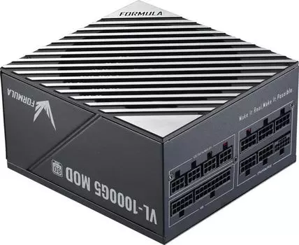 Блок питания ATX FORMULA VL-1000G5 1000W, APFC, 80+ gold, 140mm fan, cable management, lt.blue RTL