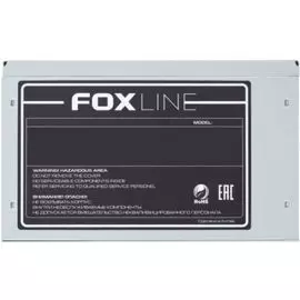 Блок питания ATX Foxline FZ500R 500W, 120mm fan