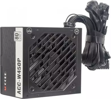 Блок питания ATX ACCORD ACC-W450P 450W, 80 PLUS WHITE