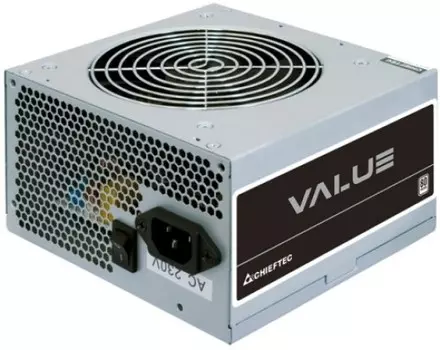 Блок питания ATX Chieftec APB-600B8 600W 80 plus White, 120mm fan, OEM