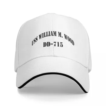 ИНСТРУМЕНТАРНАЯ лента USS WILLIAM M. ДЕРЕВО (ДД-715) МАГАЗИН КОРАБЛЯ Кепка Бейсбольная кепка с капюшоном Бейсболка для мальчиков Детская шапка Женская