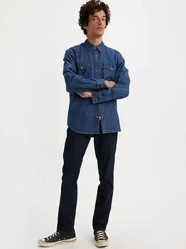 Мужские джинсы узкого кроя 511 Levi's, цвет Dark Hollow - Dark Wash - Stretch