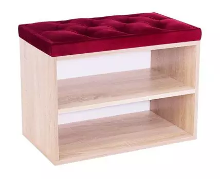 Обувница Маджита мини 1 (Низкие, Глубокие, Открытые, Красный, 60)