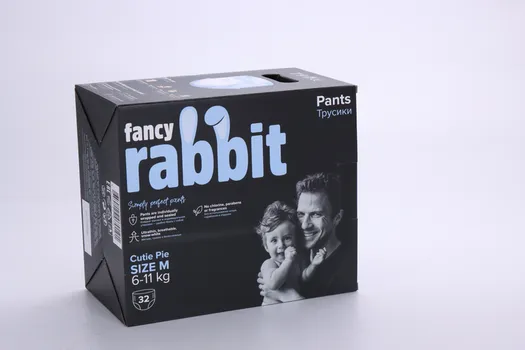 Трусики Fancy Rabbit M (6-11кг), 32 шт