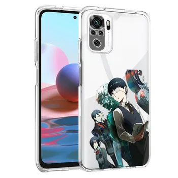 Прозрачный чехол для Xiaomi Redmi Note 10 9S 9 8 Pro 10S 7 9C 8T 9A K40 9T 7A 8A силиконовый чехол для телефона аниме Токио вурдалак Redmi K40