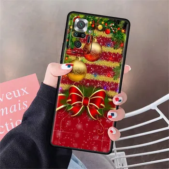 Чехол для телефона из ТПУ с рождественскими украшениями для Xiaomi Redmi Note 10 9 Pro 11 10S 9S K40 9A 9C 9T 8 8T 7 10C, силиконовый чехол, мягкий чехол Redmi Note 7
