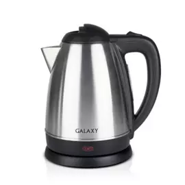 чайник электрический (стальной, серый, 2000вт, 1,8 л) galaxy gl0304