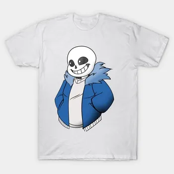 Футболка женская Sans From Undertale Harajuku Print Kawaii футболка летняя женская футболка с коротким рукавом топ футболка S розовый