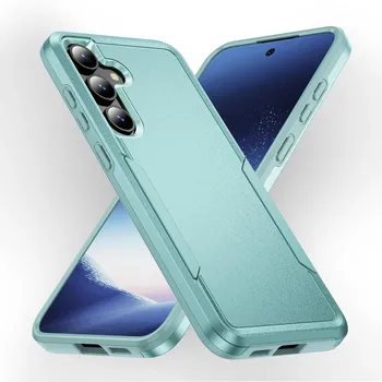 Прочный лучший защитный чехол для Samsung Galaxy S24 Plus S23 Ultra S22 S21 S20 FE 5G S 24 22 23, двухслойная задняя крышка for Galaxy S24 красный