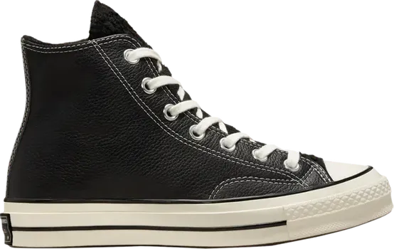 Кроссовки Converse Chuck 70 High Cozy Utility - Black, черный