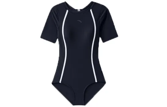 Слитный купальник серии Wild Waist, женский, черный Anta