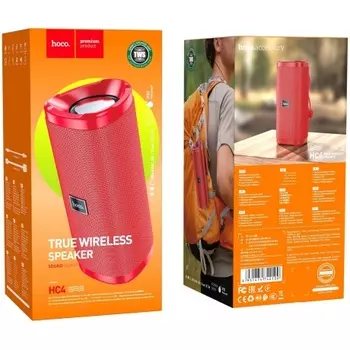 Портативная акустика Hoco HC4 Bella sports, красный (42100)