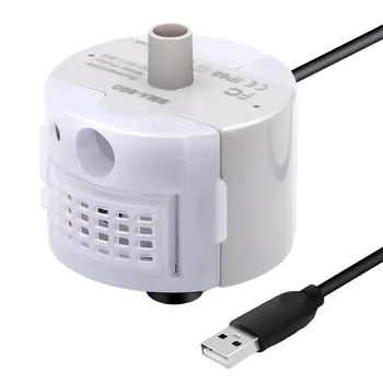 USB-интерфейсный насос для питьевых фонтанов для домашних животных, аквариумный насос с двигателем SMA-800, бесшумный, со светодиодной подсветкой B