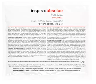 INSPIRA COSMETICS Скраб энзимный 2 в 1 / Double Action Super Peel INSPIRA ABSOLUE 10 г