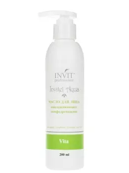 INVIT Масло омолаживающее для лица лимфодренажное / Invitel Aqua Anti-aging lymphatic drainage face oil 150 мл