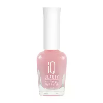 IQ BEAUTY 01 лак для ногтей для защиты от грибка с активатором роста с тербинафином, розовый / Antifungal Nail Polish 12,5 мл