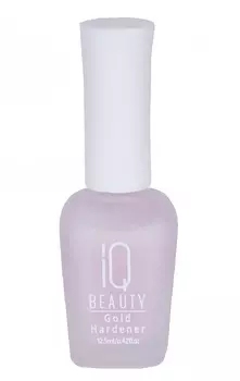 IQ BEAUTY Укрепитель с золотой пылью для ногтей / Gold Hardener 12,5 мл
