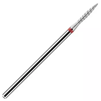 IRISK PROFESSIONAL Фреза алмазная пламевидная торнадо d 1.8 мм, красная, мелкая зернистость
