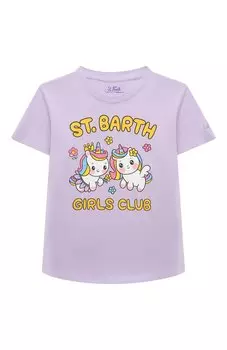 Хлопковая футболка MC2 Saint Barth