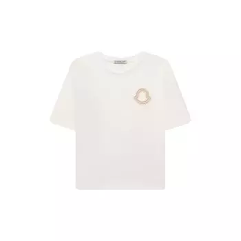 Хлопковая футболка Moncler