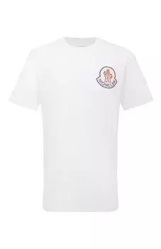 Хлопковая футболка Moncler