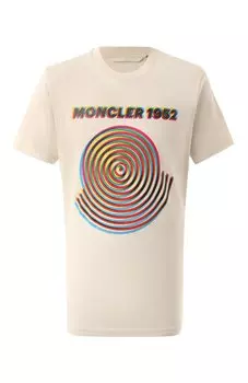 Хлопковая футболка Moncler