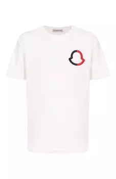Хлопковая футболка Moncler