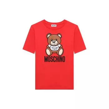 Хлопковая футболка Moschino