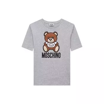 Хлопковая футболка Moschino